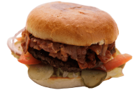 81. Bacon okse burger