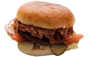 81. Bacon okse burger